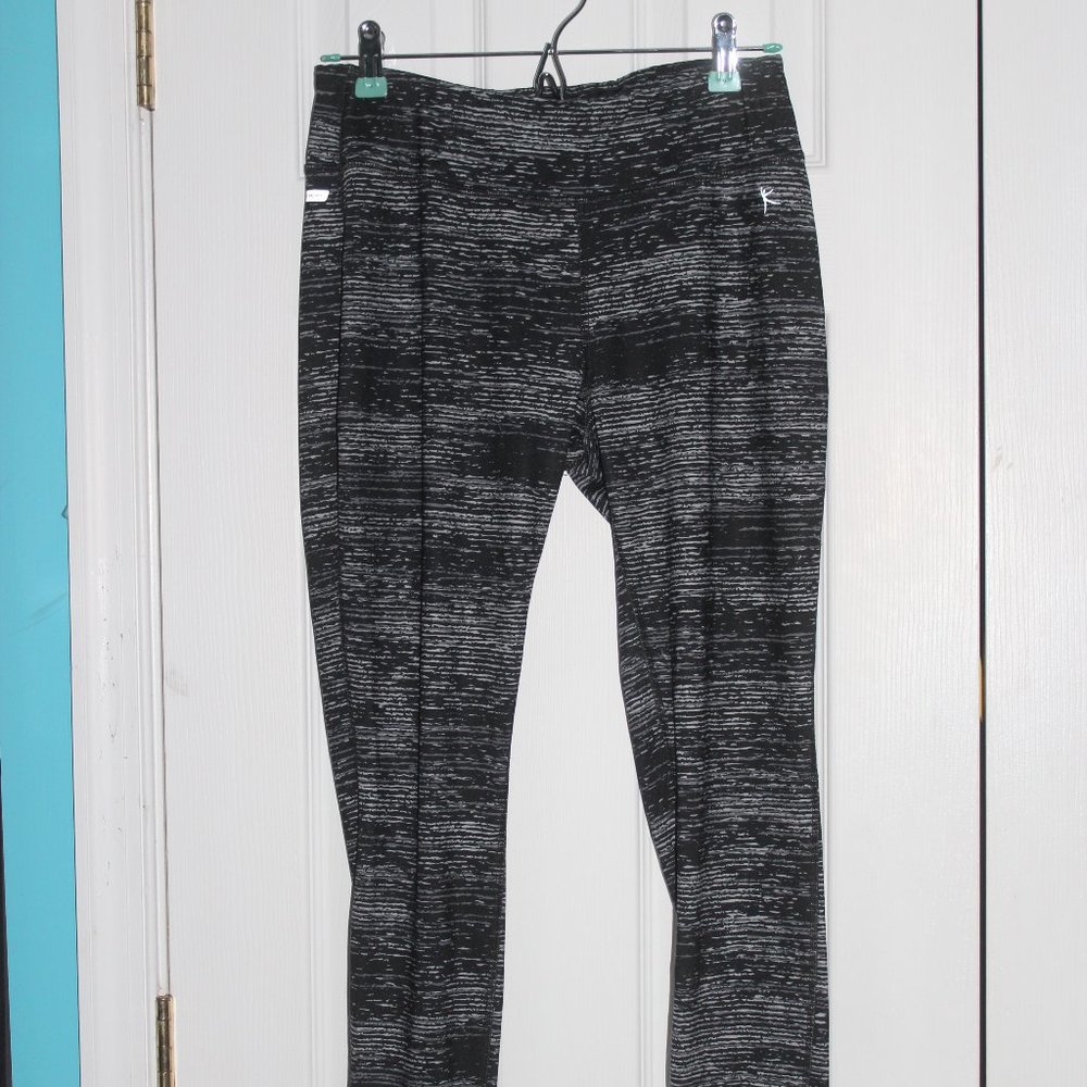 Grey Print Athletic Leggings